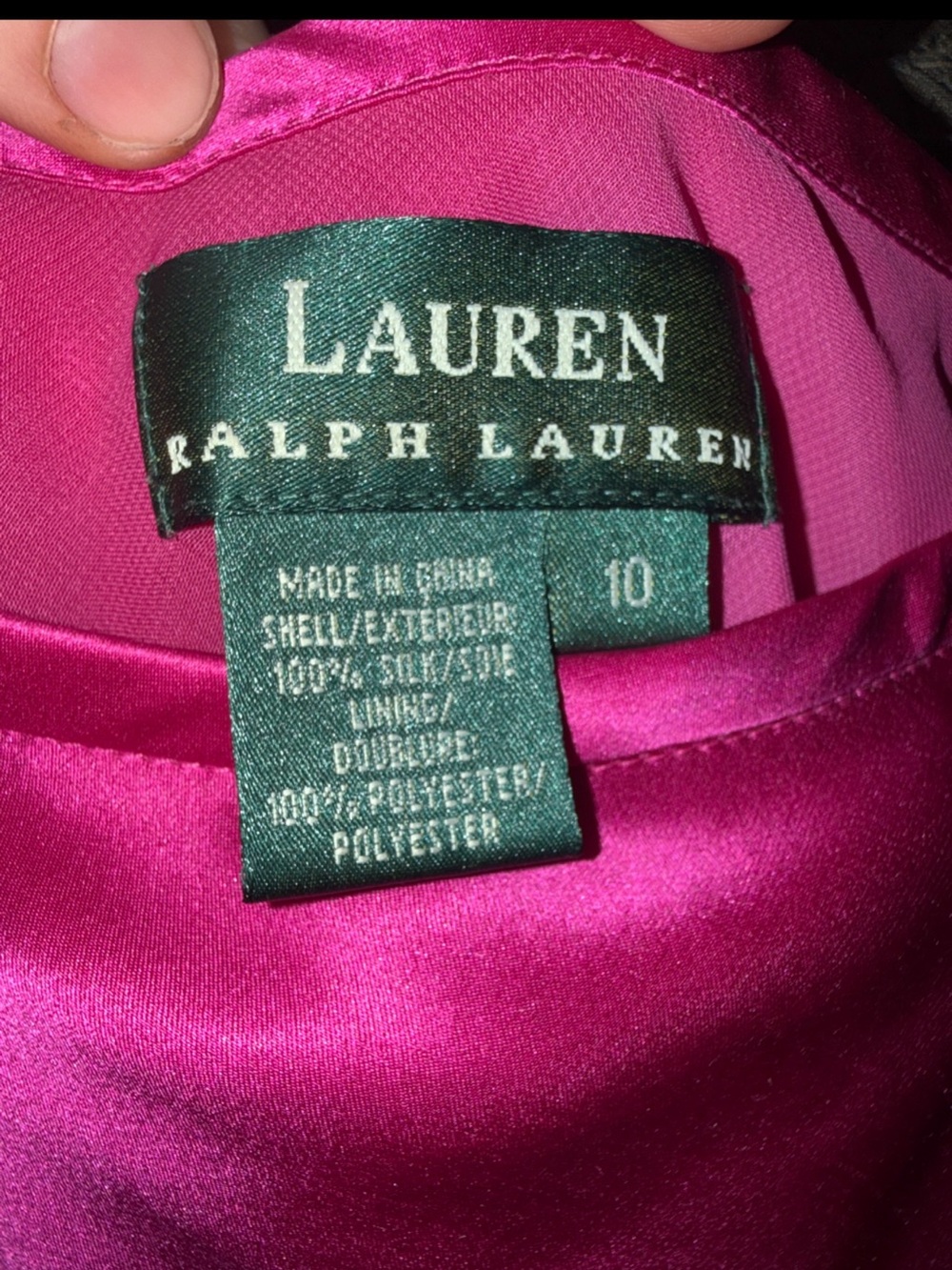 Ralph Lauren 100% Silk Midi Skirt - Picture 2 of 2